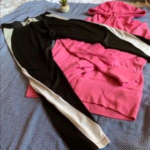 PINK Victoria's Secret Pants - 2-Item Bundle: Leggings and Zip Up PINK Victoria's Secret Pants - 2-Item Bundle: Leggings and Zip Up
